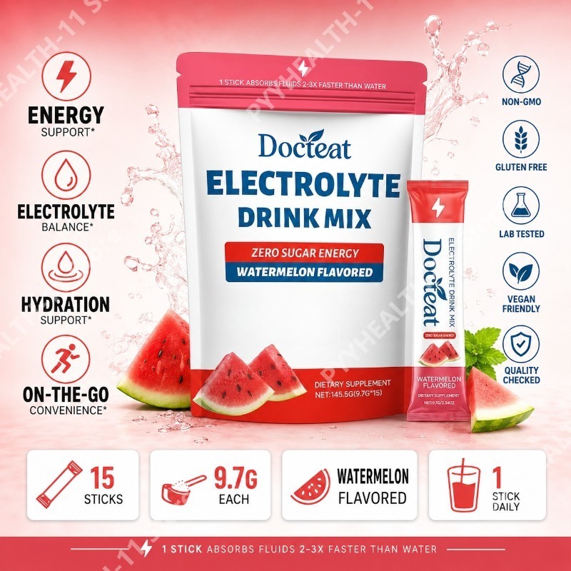 Electrolyte Powder Pack - Bubuk Minuman Elektrolit Semangka dalam Kemasan
