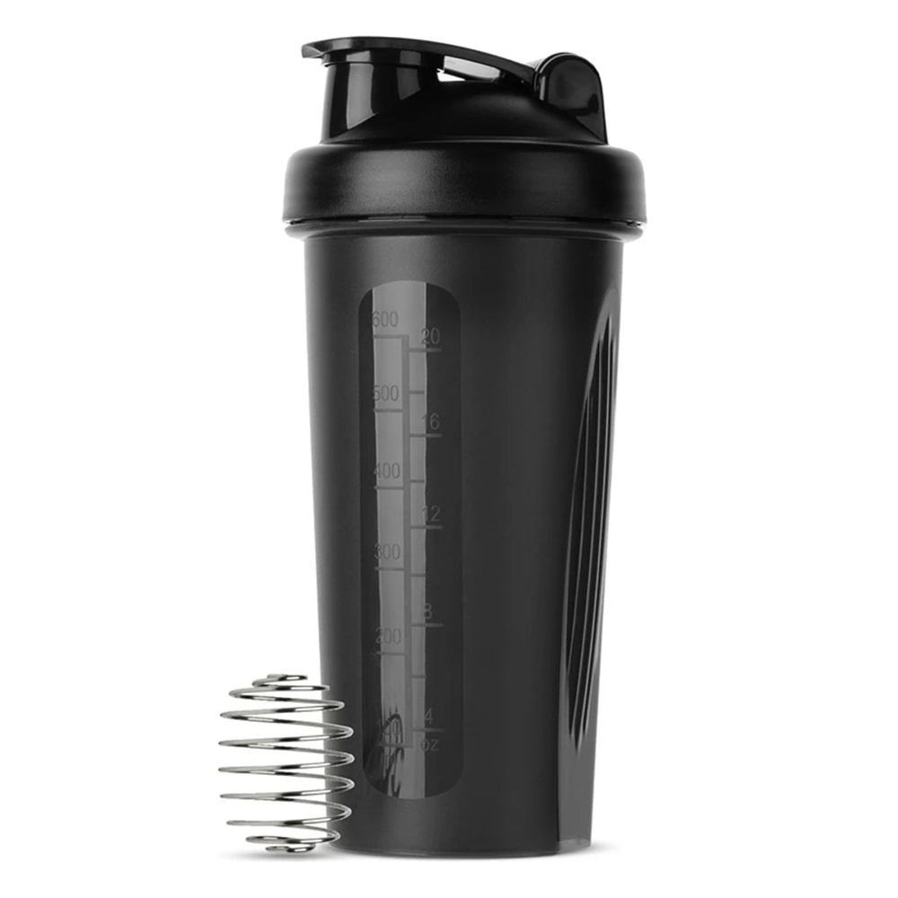 Protein Shaker Bottle - 1 Buah Botol Kebugaran 600Ml Pengocok