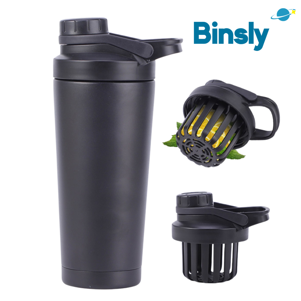 Protein Shaker Bottle - Botol Shaker Stainless Steel 25oz Portabel