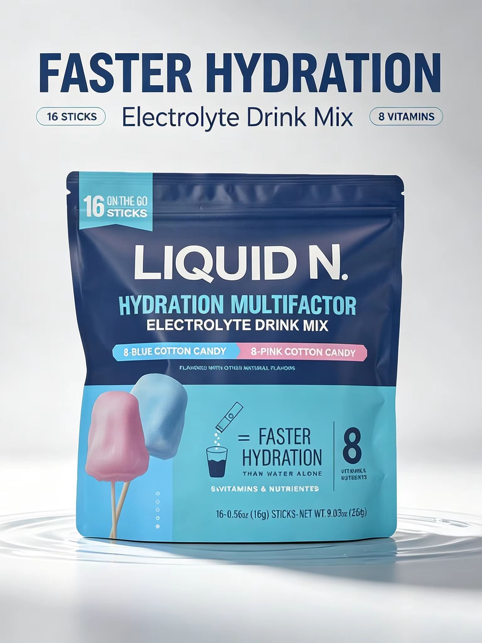Bubuk Elektrolit Permen Kapas  - Electrolyte Powder Pack ulasan dan harga