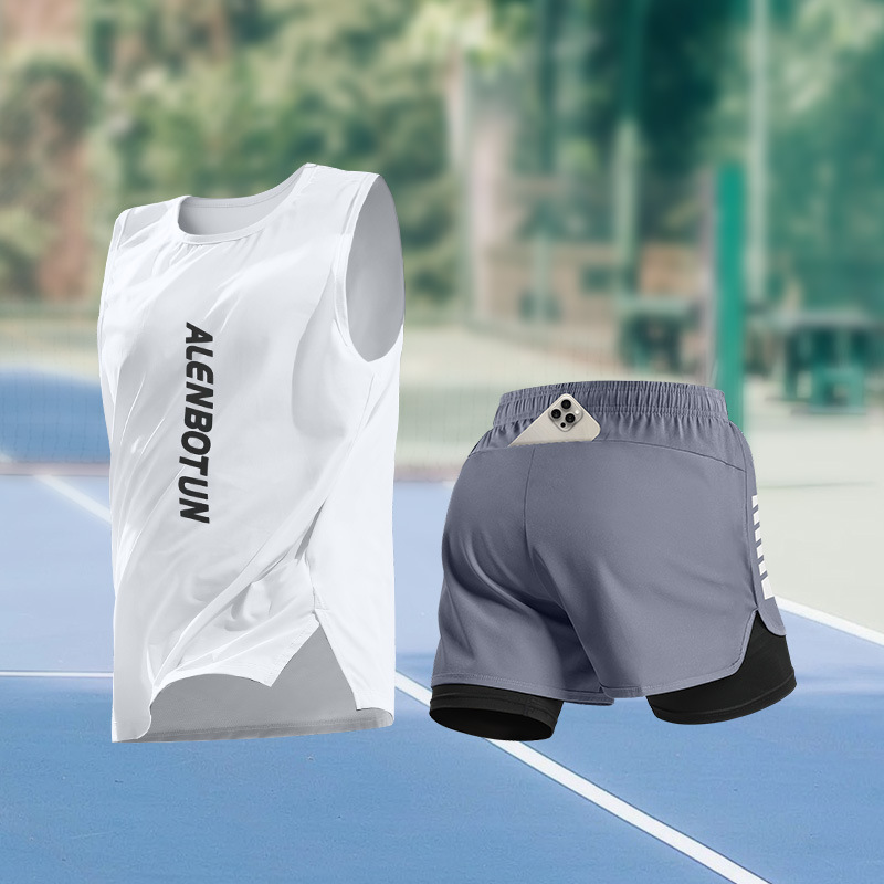 Set Olahraga Lari Pria Pakaian - Fitness & Nutrition Lab Zapopan ulasan dan harga