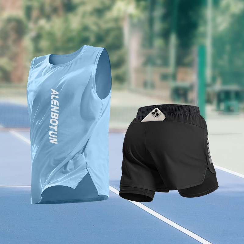 Set Olahraga Lari Pria Pakaian - Fitness & Nutrition Lab Zapopan ulasan dan harga