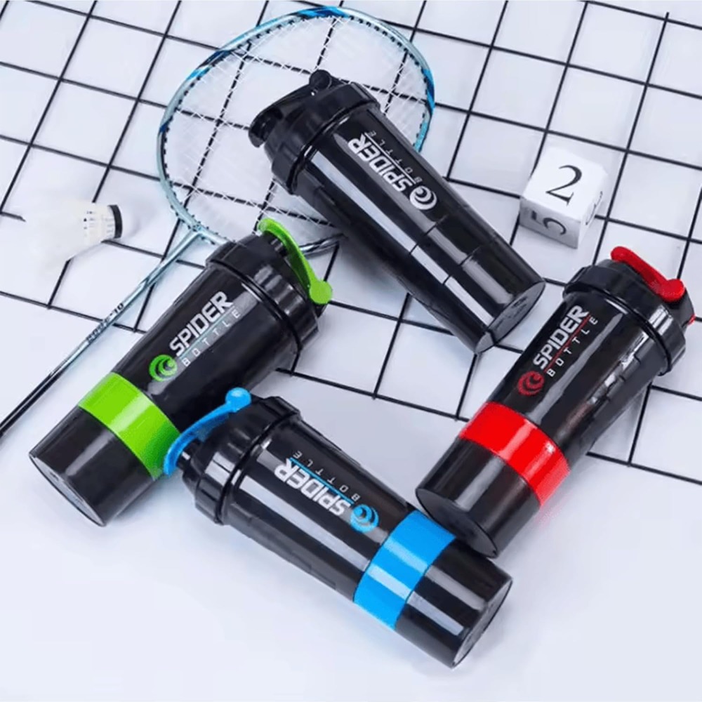 Botol pengocok Protein 3 tingk - Protein Shaker Bottle ulasan dan harga